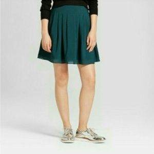 A New Day - Pleated Skirt With Pockets